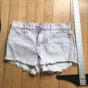 high waisted jean shorts